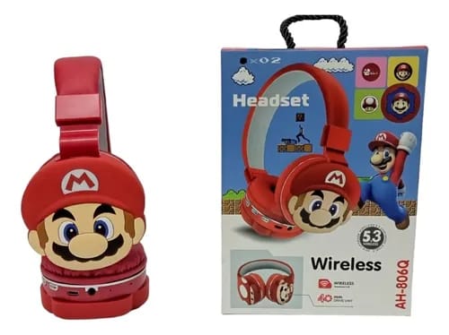 DIADEMA BLUETOOTH MARIO BROS