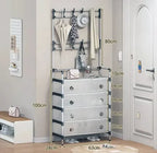 ZAPATERA CON TAPA Y PERCHERO - DistriQuilla