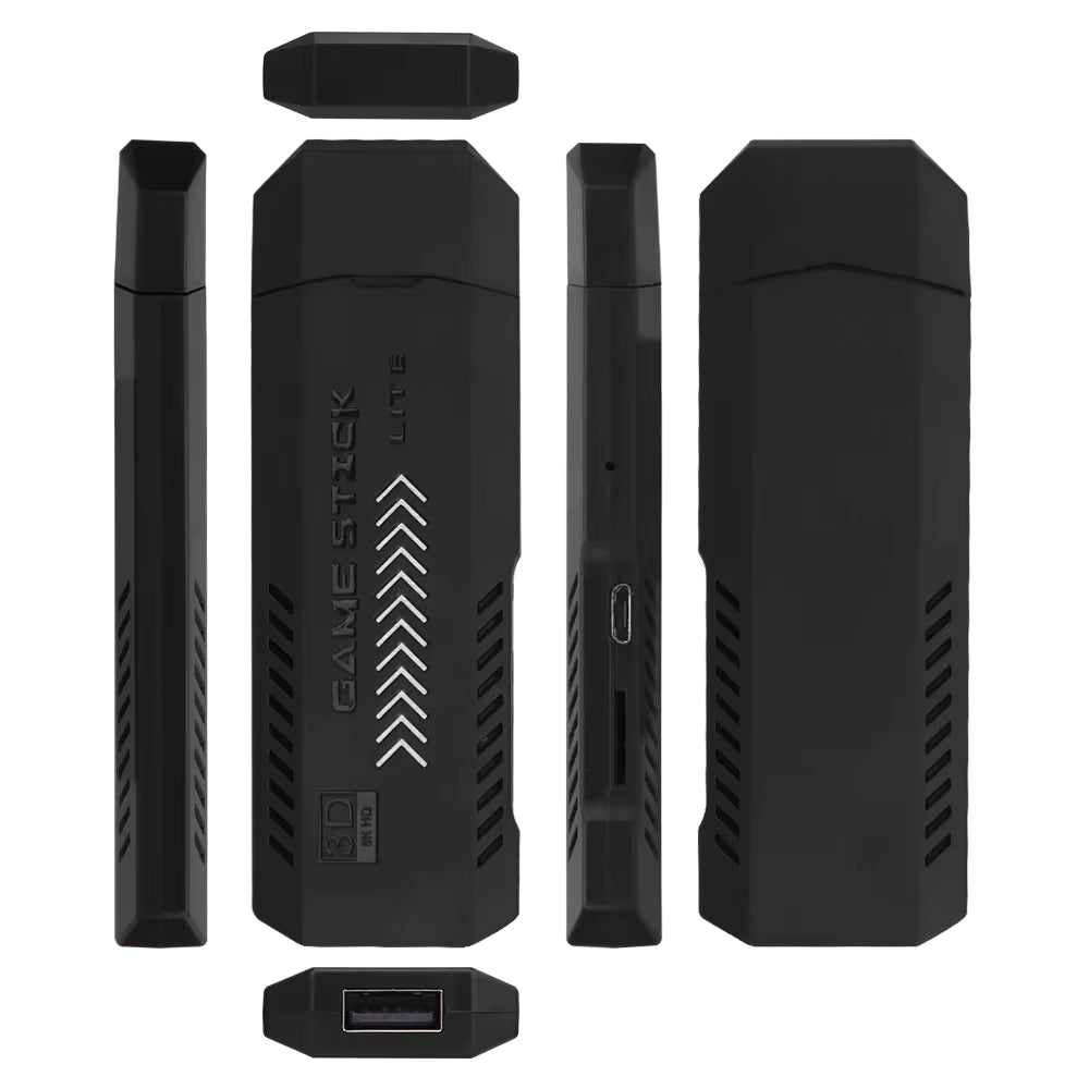 Consola de juegos retro, Controlador inalámbrico doble para consola retro Game Stick X2 Plus, Juegos 40000+, 128GB - DistriQuilla