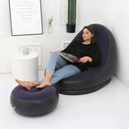 SILLON INFLABLE CON PUFF
