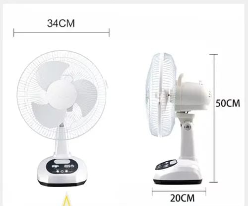 VENTILADLOR RECARGABLE 12 PULGADAS