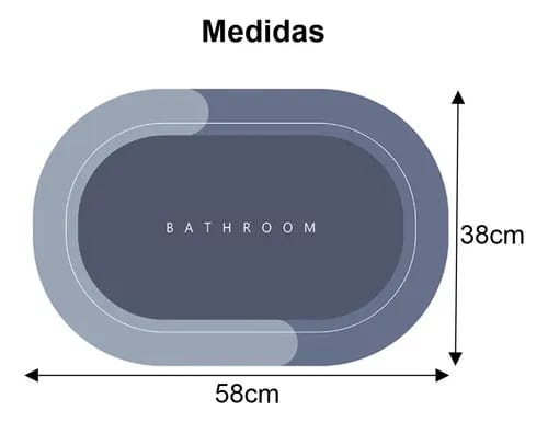 TAPETE DE BAÑO ANTIDESLIZANTE