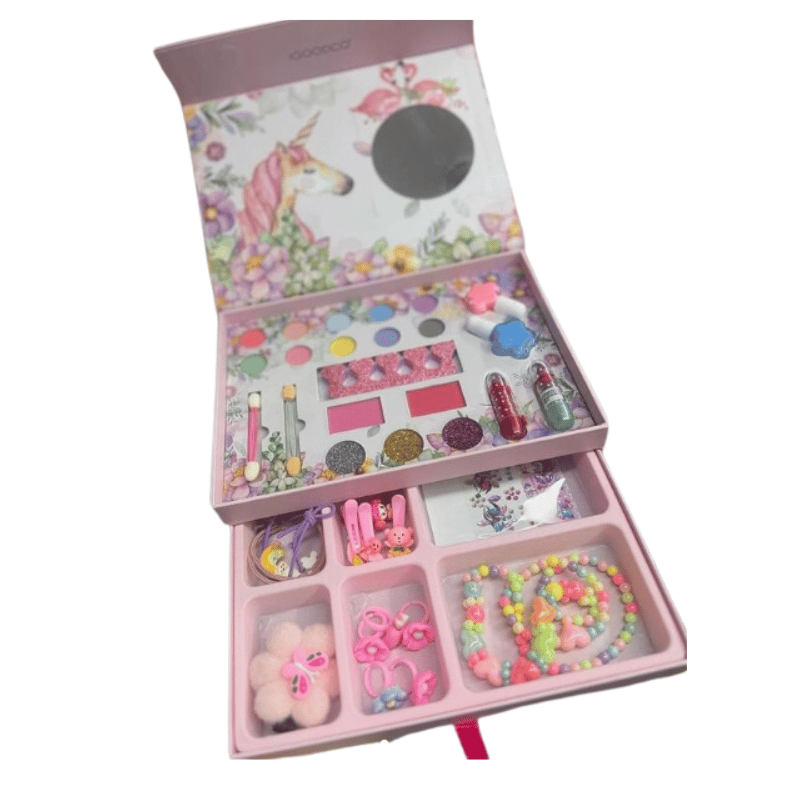 KIT DE MAQUILLAJE Y ACCESORIOS PARA NIÑAS