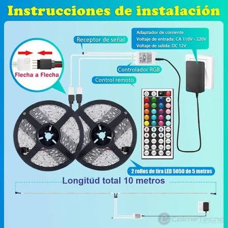 LUCES LED 10 METROS - DistriQuilla
