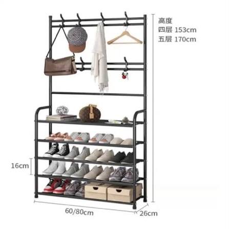 ZAPATERA CON  PERCHERO - DistriQuilla