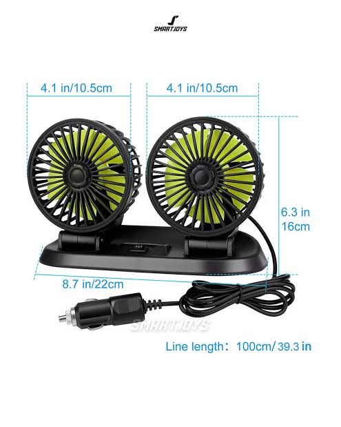 VENTILADOR DE CARRO X 2 - DistriQuilla
