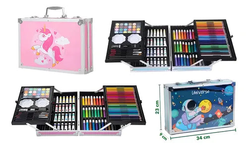 MALETA DE ARTE 145 PIEZAS - DistriQuilla