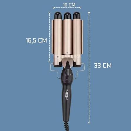 PINZA RIZADORA ONDAS DE SIRENA - DistriQuilla