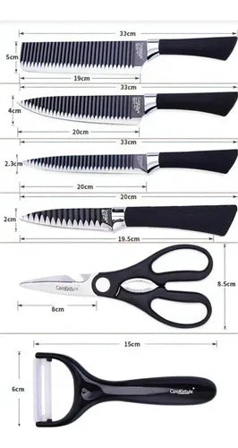 SET CUCHILLOS X 6 - DistriQuilla
