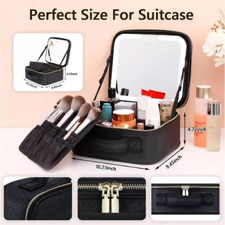 MALETA DE MAQUILLAJE ESPEJO - DistriQuilla