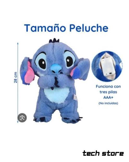 PELUCHE STICH QUE RESPIRA